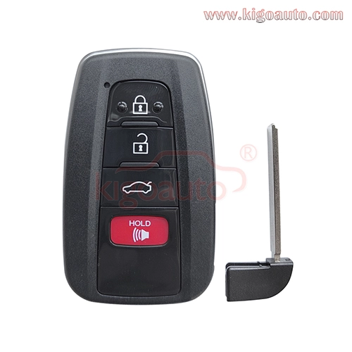 FCC HYQ14FBC Smart key shell 4 button for Toyota Camry 2018 2019 2020