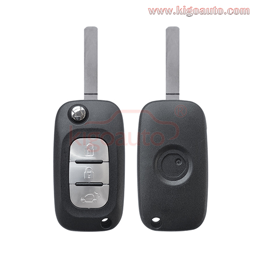 Flip remote Key shell 3 button for Mercedes Benz Smart Fortwo 453 Forfour 2015 2016 2017