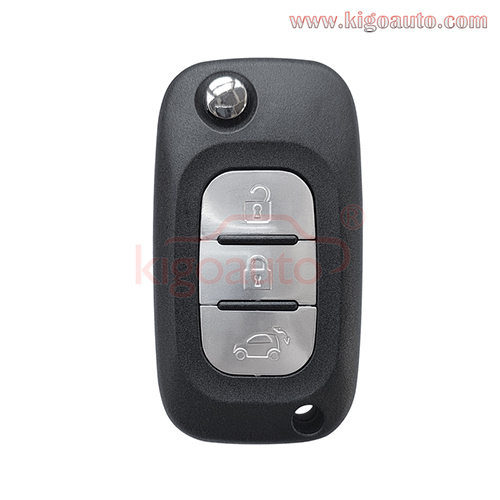 Flip remote Key shell 3 button for Mercedes Benz Smart Fortwo 453 Forfour 2015 2016 2017