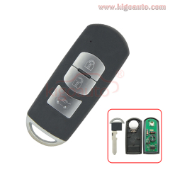 Old model HP433MHz 5WK43401D VDO Smart key 3 button 434Mhz for Mazda Attez