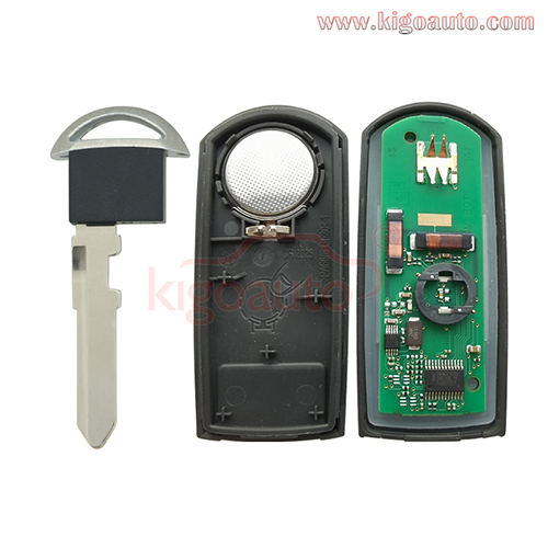 Old model HP433MHz 5WK 43401D VDO Smart key 2button 434Mhz for Mazda