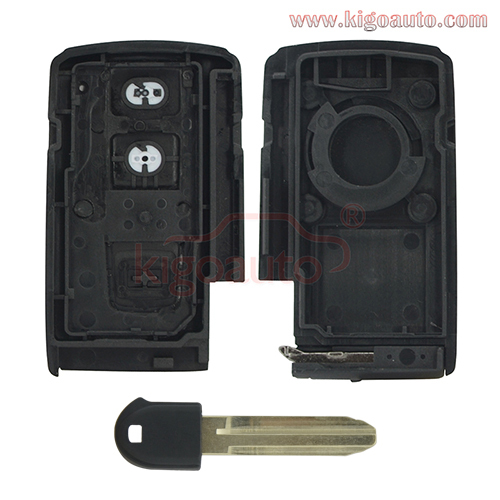 Smart key case 2 button for Toyota with TOY43 blade