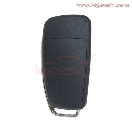 PN 8X0 837 220 D flip remote key 3 button 434Mhz ID48 chip for Audi A1 / S1 / Q3 2010-2017 8X0837220D