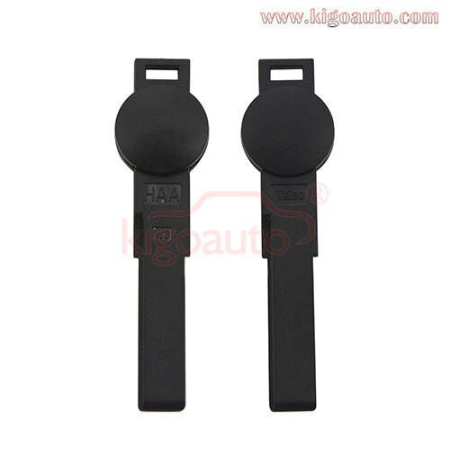 Plastic Valet key blade HU66 for Audi