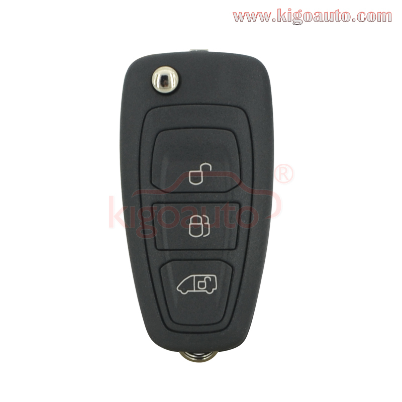 P/N BK2T-15K601-AC FCC A2C53435329 Flip Remote Key 3 button 433Mhz FSK ID83 chip/ID49 chip for Ford Transit Custom Connect 2012-2019