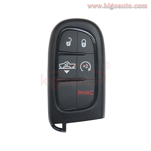 FCC GQ4-54T smart key 5 button 433mhz 46 chip-PCF7953 for 2013-2018 Dodge Ram PN 68159657AB