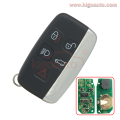 KOBJTF10A Smart key remote 433mhz 5 button ID49-Hitag Pro-PCF7953P/PCF7945P for Land Rover Range Rover Sport Evoque Discovery 4