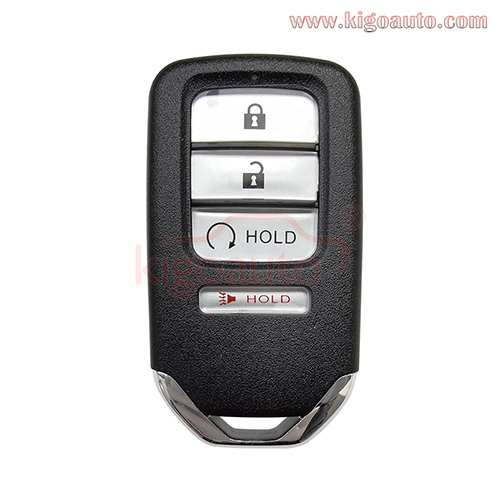 FCC KR5V1X 313.8Mhz / KR5V2X 434Mhz smart key 4 button for Honda Ridgeline 2017-2019 PN 72147-T6Z-A11 Continental A2C97488400