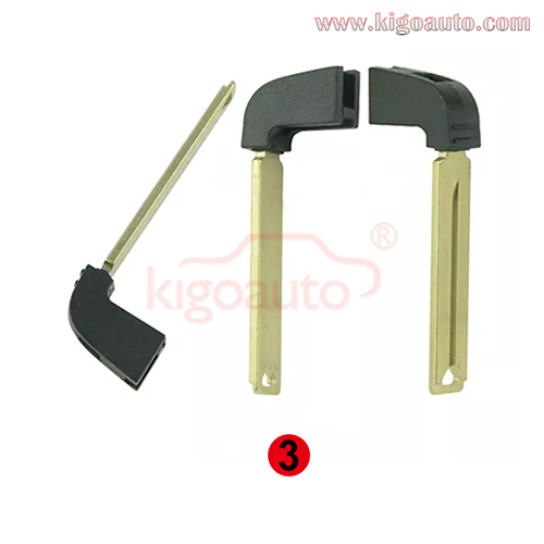 smart key blade emergency key insert for Toyota Lexus