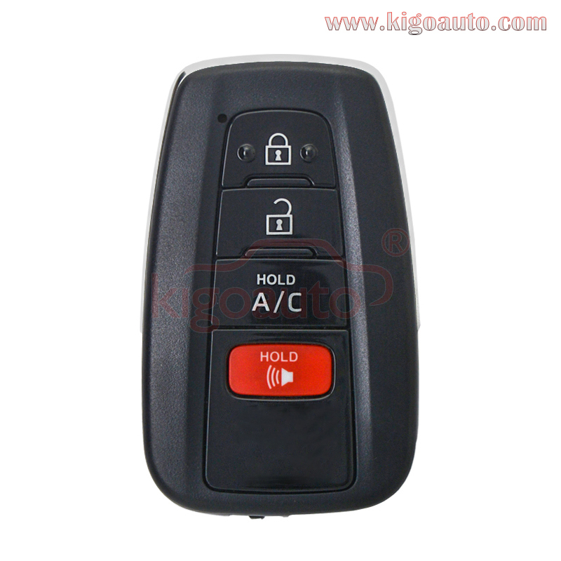 FCC HYQ14FBE Smart key case 4 button for Toyota Prius Prime 2019 P/N 89904-47460