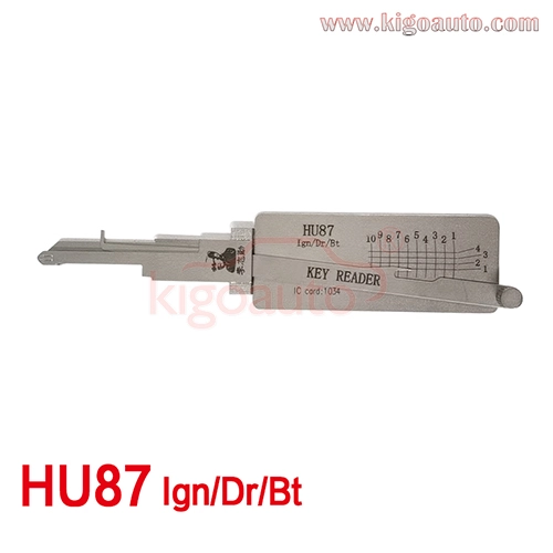 Lishi key reader HU87 Ign/Dr/Bt