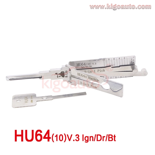 Lishi 2in1 Pick HU64(10) v.3 Ign/Dr/Bt