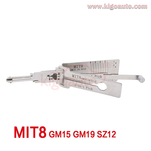 Lishi 2in1 Pick MIT8 GM15 GM19 SZ12