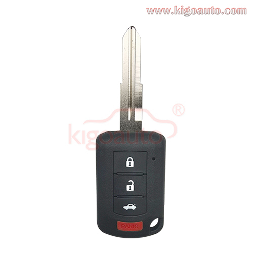 FCC OUCJ166N remote head key 4 button 315mhz ID46 chip for 2016-2017 Mitsubishi Lancer PN 6370B945