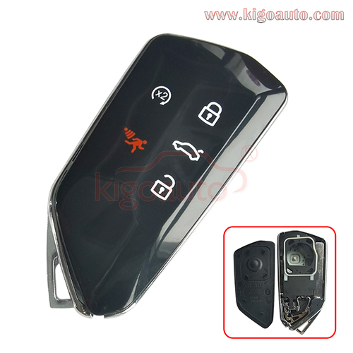 PN 5H0 959 753M Smart key case 5 button for VW Golf GTI MK8 2020 2021 2022