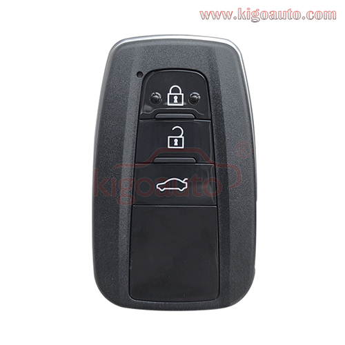 FCC B2U2K2R Smart key case 3 button for Toyota Corolla 2018-2022 PN 8990H-02040