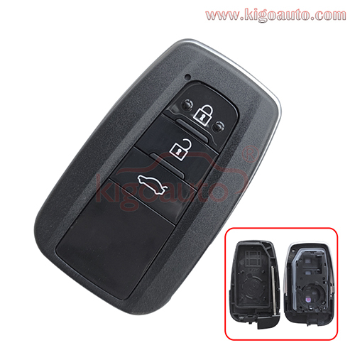 FCC B2U2K2R Smart key case 3 button for Toyota Corolla 2018-2022 PN 8990H-02040