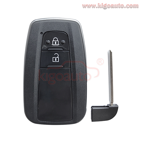 FCC B2U2K2R Smart key case 2 button for Toyota Corolla 2018-2022 PN 8990H-02050