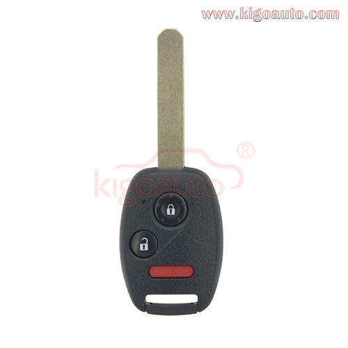 FCC N5F-S0084A Remote key 3button 313.8 Mhz ID46 chip for Honda Civic 2006-2011 P/N 35111-SVA-305