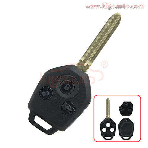 88049SC000 remote key 3 button 434Mhz 82G chip/no chip for Subaru Forester
