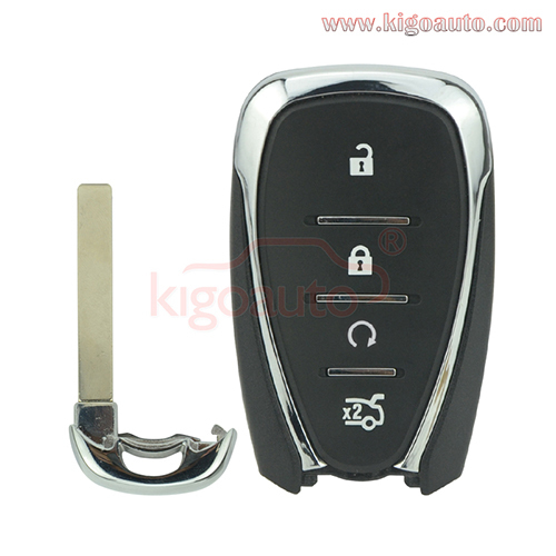 FCC HYQ4AA HYQ4EA smart key shell case 4 button  for Chevrolet Equinox Malibu Cruze