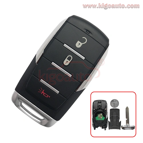 FCC OHT-4882056 Smart Key 3Button 433mhz for 2019-2021 Dodge Ram 1500 Pickup PN: 68442905AB