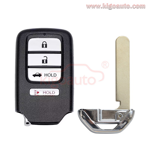 FCC CWTWB1G0090 Smart key 434mhz 4Achip 3 button with panic for Honda Accord Sport 2018-2021 PN 72147-TVA-A11