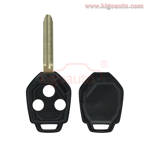 Remote key shell 3 button TOY43R blade for Subaru Forester