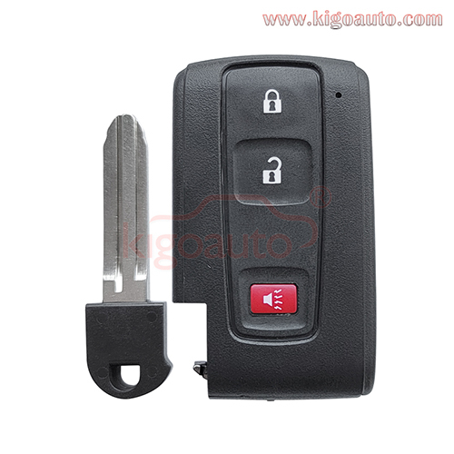 FCC MOZB21TG smart key 3 button 312mhz with 4Dchip for Toyota Prius 2004-2009 PN 89071-47080 (non prox system)