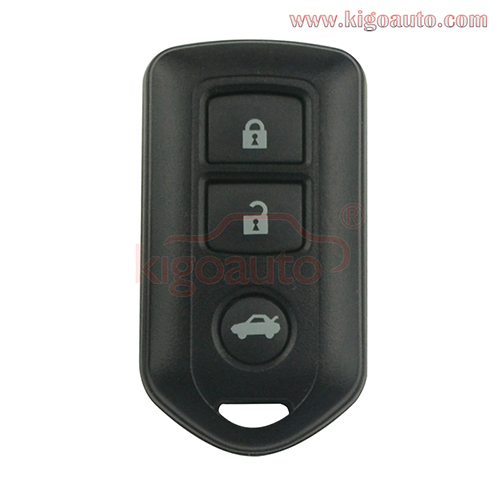 Remote fob case 3 button for Toyota Prado Highlander