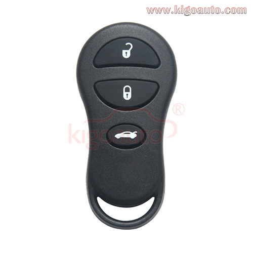 GQ43VT18T Remote fob case 6 button for Chrysler Town & Country Dodge Caravan 2001 2002 2003 PN 04686797