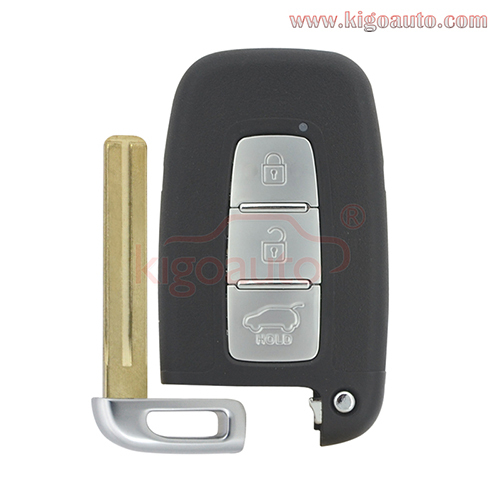 Smart key case 3 button for Hyundai IX35 Accent Elantra Veloster
