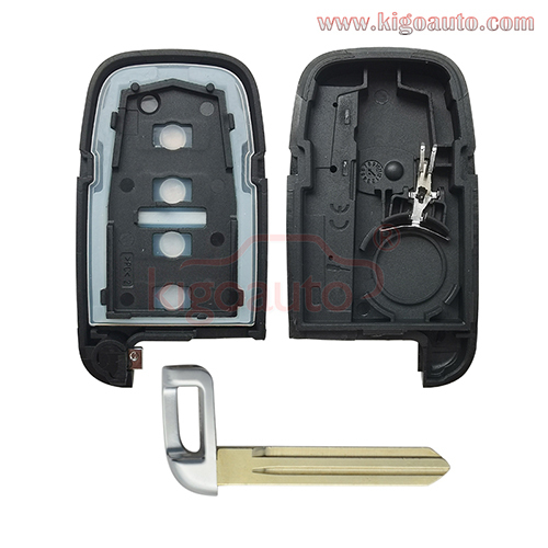 SY5HMFNA04 Smart key shell case 4 button for  Hyundai Sonata Kia Optima