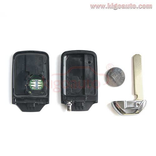 FCC KR5V1X 313.8Mhz / KR5V2X 434Mhz Smart key 47chip 3 button with panic for 2016-2021 Honda HR-V Fit PN 72147-T7S-A01