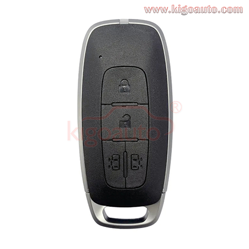 S180146104 Smart Key Shell 4 Button For 2023 Nissan Juke Qashqai Micra Note