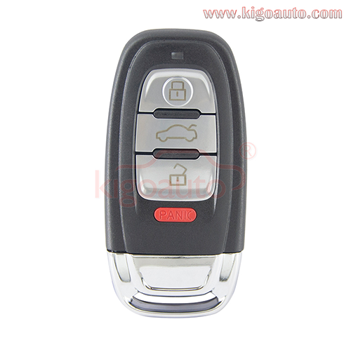 PN 8T0 959 754C smart key 3 button with panic 315Mhz for Audi Q5 A4 A5 A6 A7 A8 2009-2017