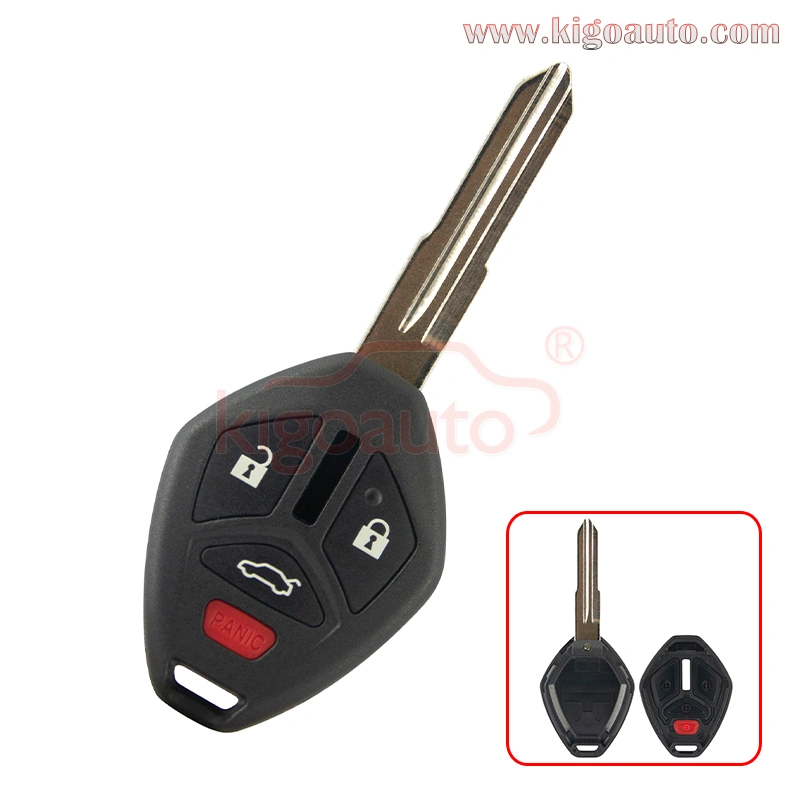 FCC OUCG8D-620M-A Remote key shell 4 button MIT11 for Mitsubishi Eclipse Galant