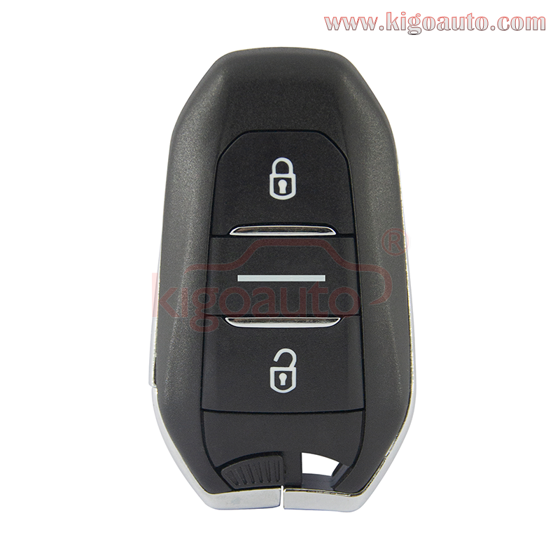 Smart key case 2 button for Peugeot 308 508 3008 5008 Citroen C4 Cactus Picasso