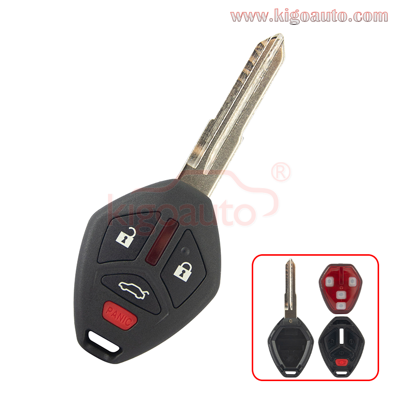 (shoulder blade)FCC OUCG8D-625M-A Remote key 4 button MIT8L blade 315Mhz ID46 chip for  Mitsubishi