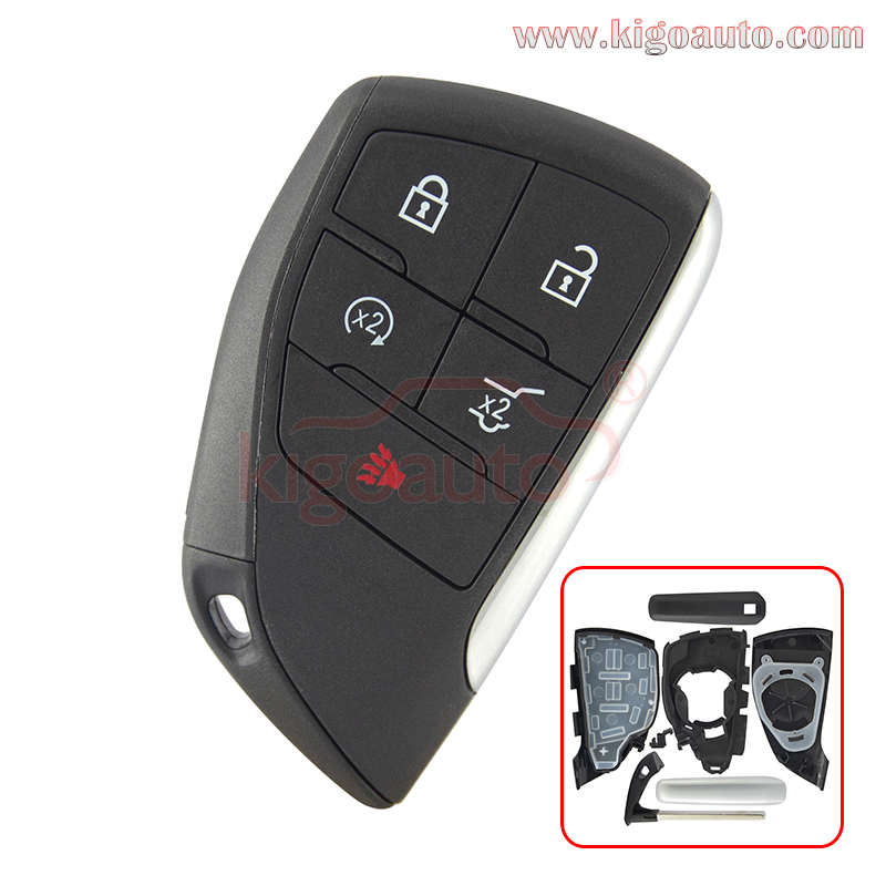 FCC YG0G21TB2 Smart Key shell 5 button for 2021-2022 Buick Envision PN 13537970