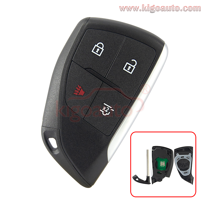 FCC YG0G21TB2 Smart Key 4 button 434MHZ ID49 Chip for 2021-2022 Chevrolet Suburban Tahoe PN 13541561