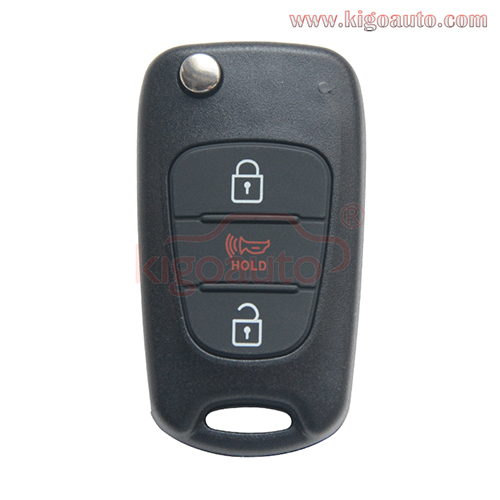 FCC NY0SEKSAM11ATX Flip remote key 3 button 315Mhz 46CHIP for 2010-2012 Kia Soul PN: 95430-2K250