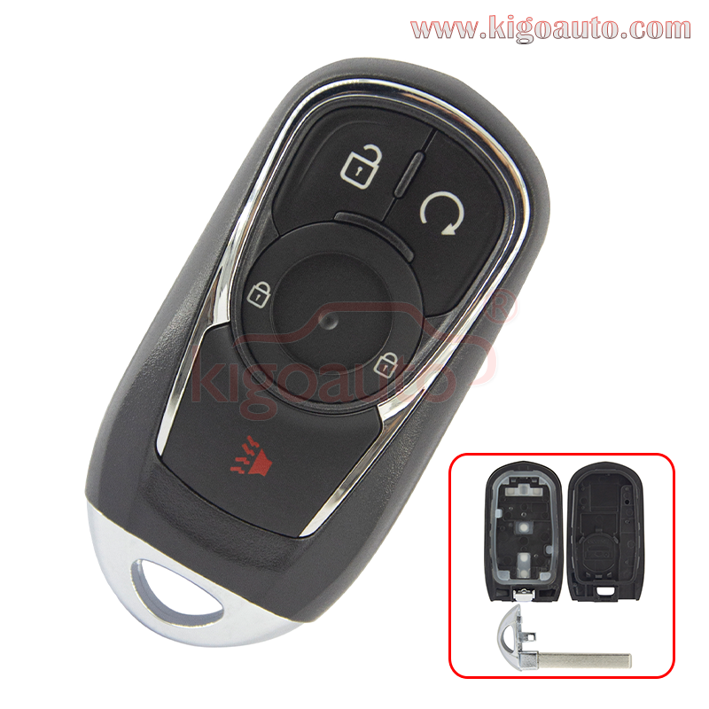 FCC HYQ4AA smart key case 4 button for 2017 2018 Buick Encore