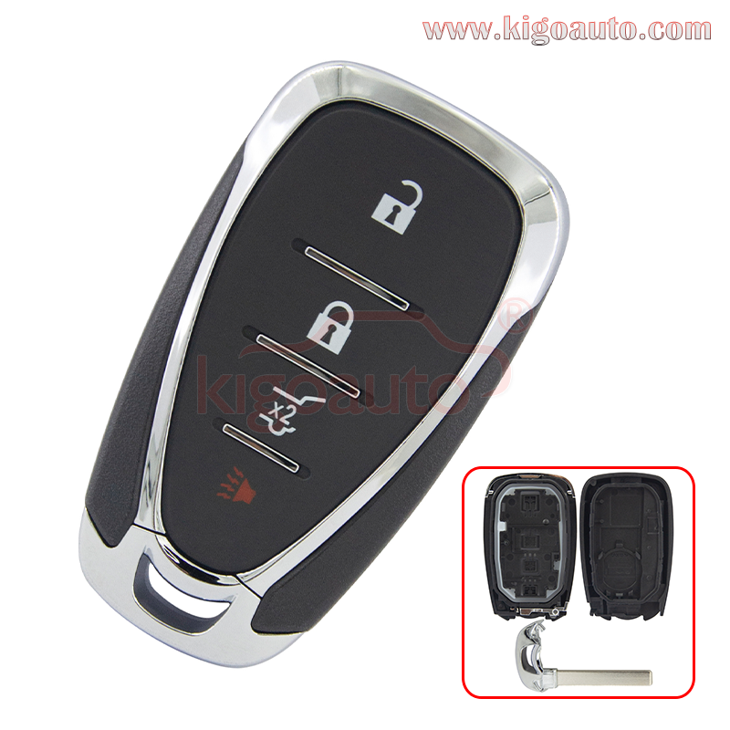 FCC HYQ4AA smart key case 4 button for Chevrolet