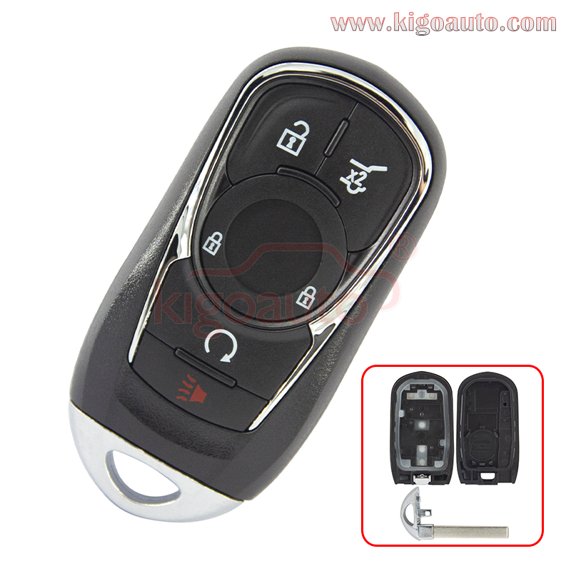 FCC HYQ4AA smart key case 5 button for Buick Encore 2017 2018 2019 2020