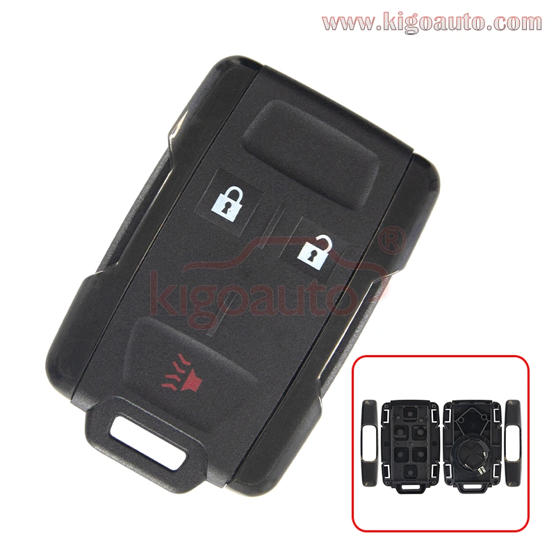 FCC M3N-32337100 remote fob key case 3 button for 2016 Chevrolet Colorado