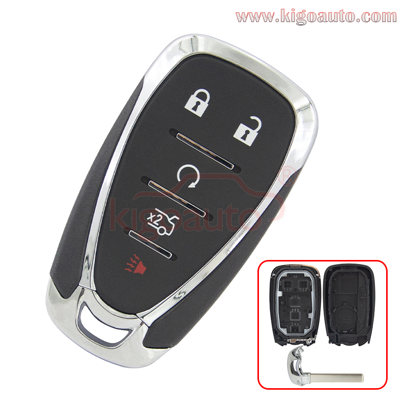 FCC HYQ4EA Smart key case 5 button for Chevrolet Camaro Cruze Malibu 2016-2020