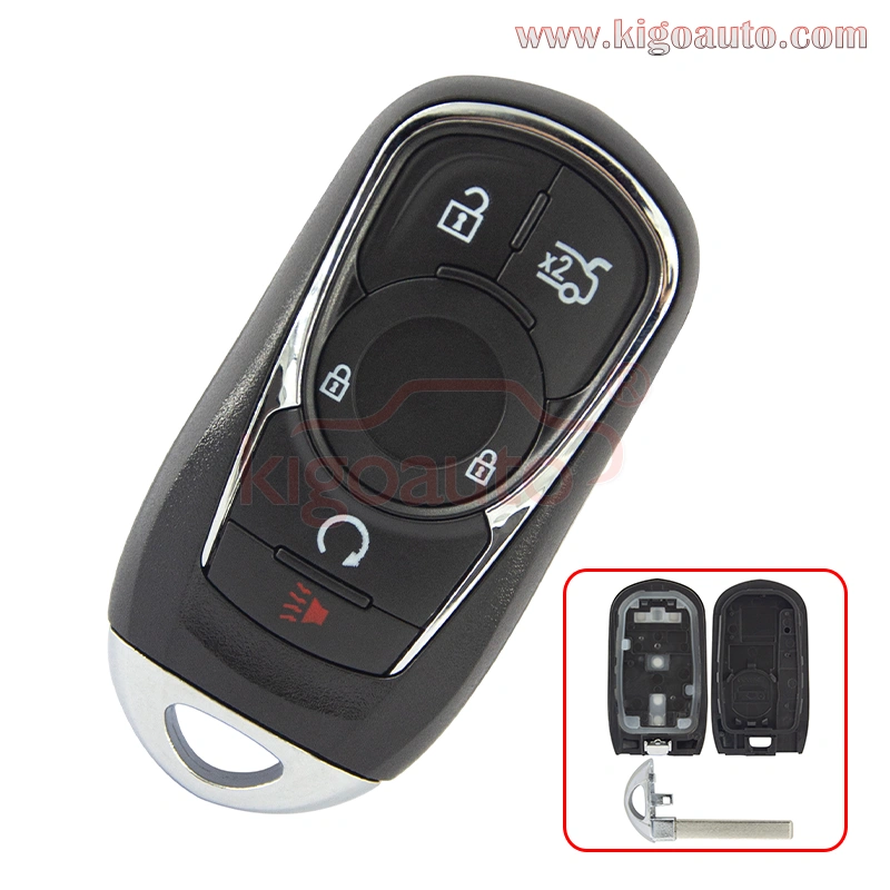 FCC HYQ4AA smart key case 5 button for 2017 2018 Buick Encore