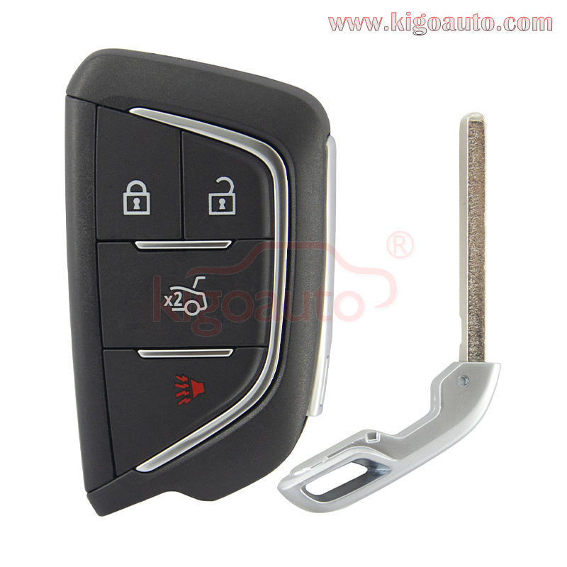 FCC YG0G20TB1 smart key shell 4 button  for 2020-2022 Cadillac CT4 CT5