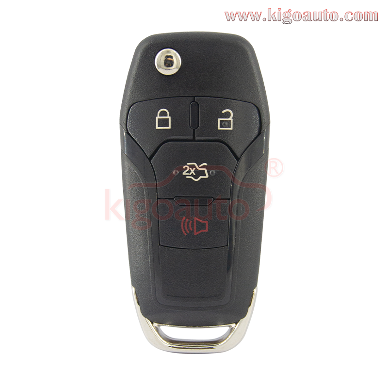 FCC N5F-A08TAA flip key shell 4 button for Ford Fusion 2013 2014 2015 2016